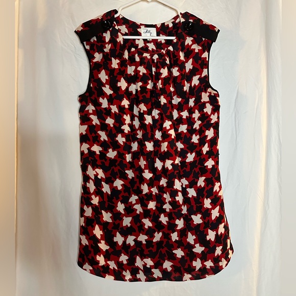 Milly bird print blouse - like new condition - Picture 1 of 5